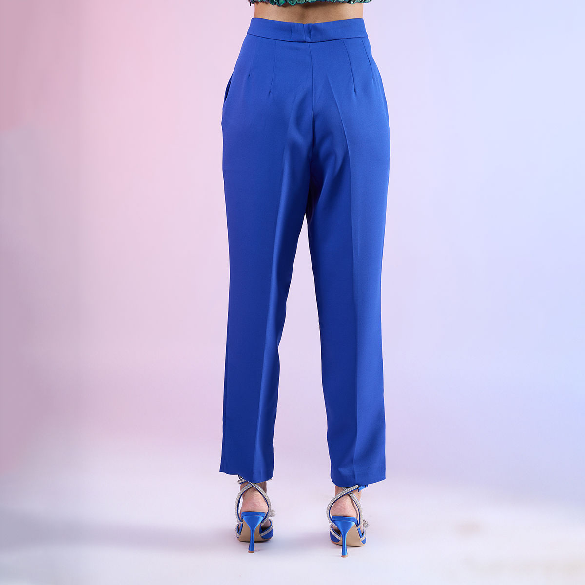 Women Blue Trousers Price in India  Buy Women Blue Trousers online at  Shopsyin