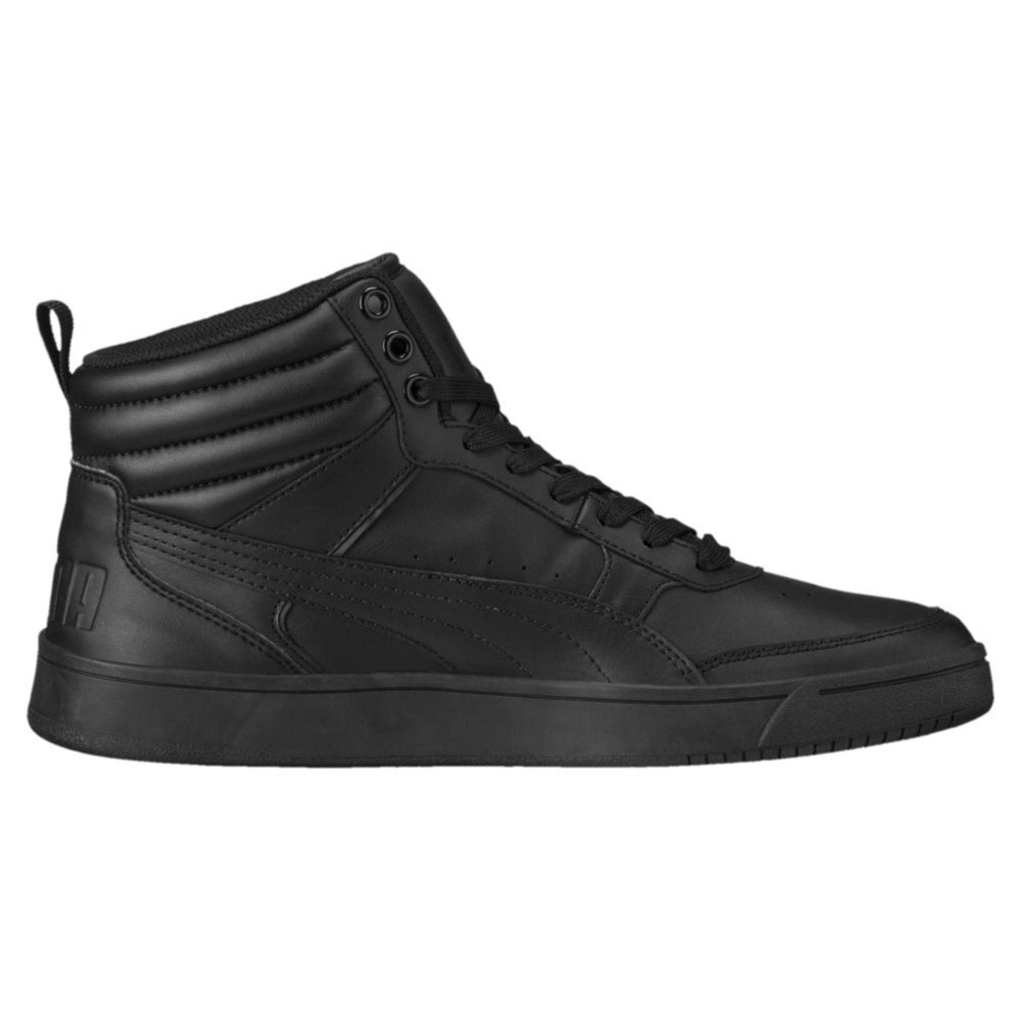 puma black rebound street v2 l casual shoes