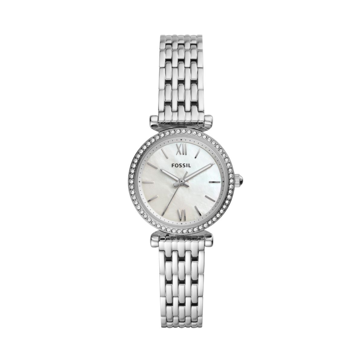 Fossil silver ladies clearance watch