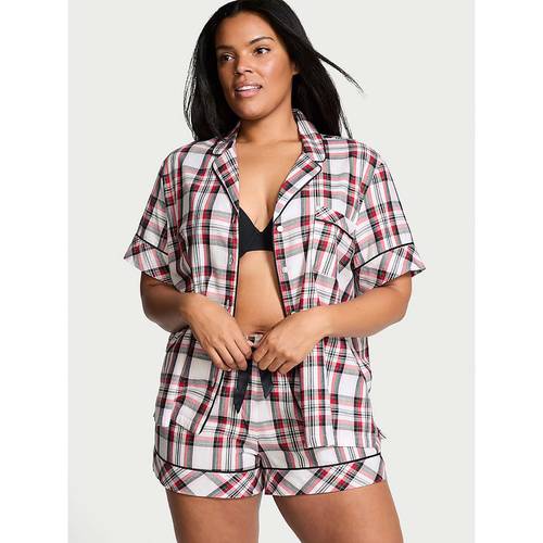 Flannel Victoria Secret Pyjama Short Flannel Victoria Secret Pyjama Short Victoria's Secret Pink Flannel Relaxed  Pajama India Ubuy