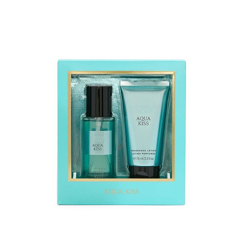 Victoria's Secret Aqua Kiss Mist & Lotion Gift Set of 2 - view 2