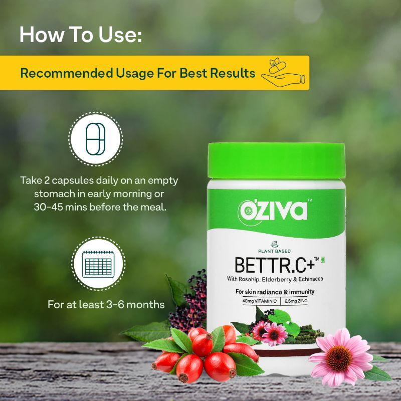 Oziva PlantBased Iron and Vitamin C Daily Routine Buy Oziva Plant