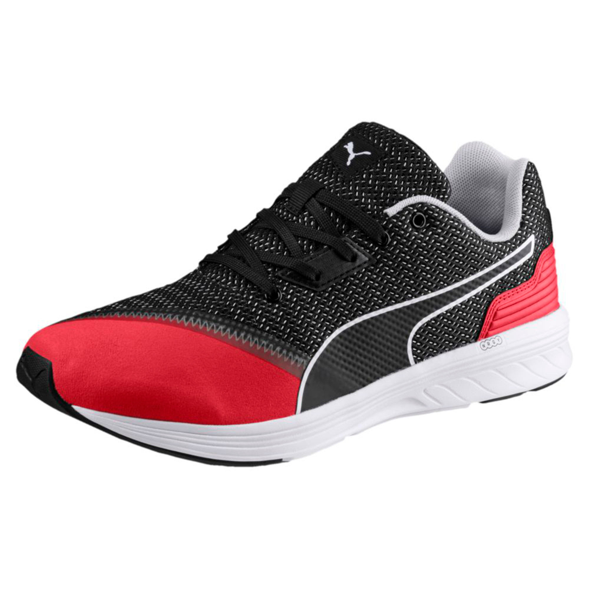 Puma black cheap ribbon red