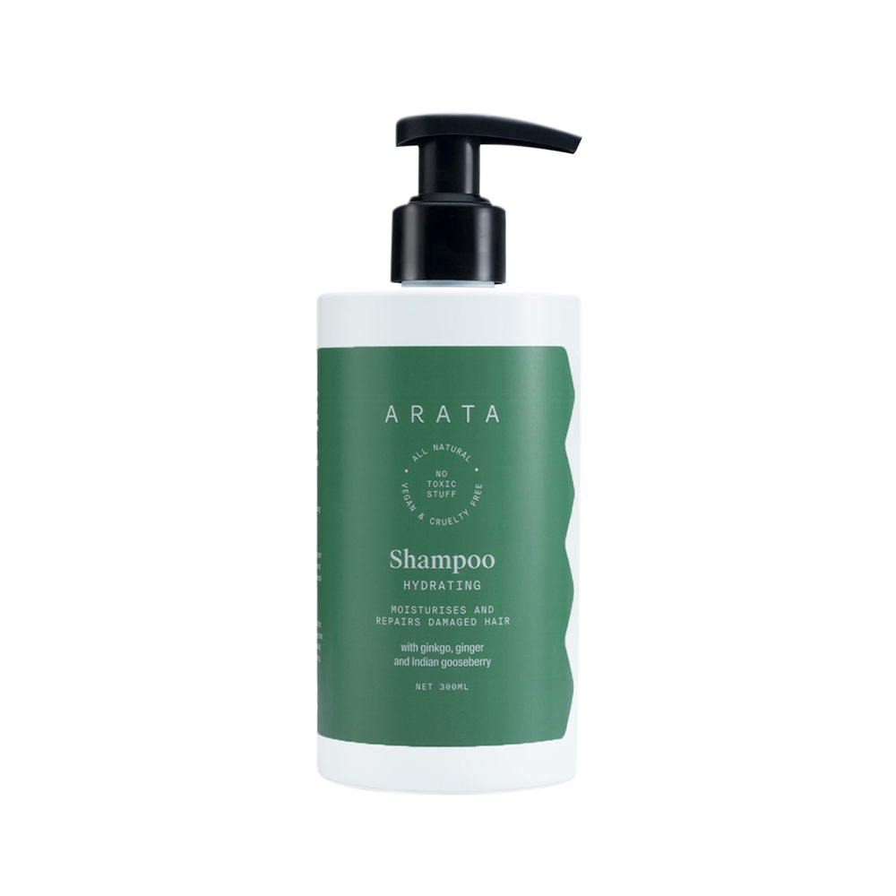 Arata Hydrating Shampoo Moisturises and Repairs Damaged Hair
