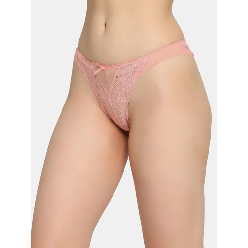 Peach Cotton Apple Lane Womens Soft Lacy See Through Thong at Rs 299/piece  in Cuttack