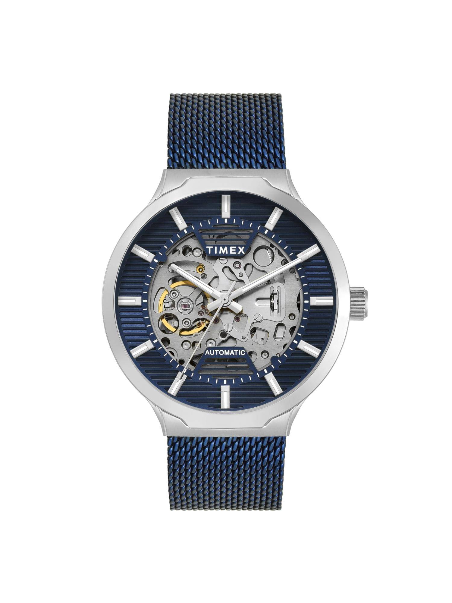 Timex Signio Blue Round Dial Analog Men Watch - TWEG31502 (M)