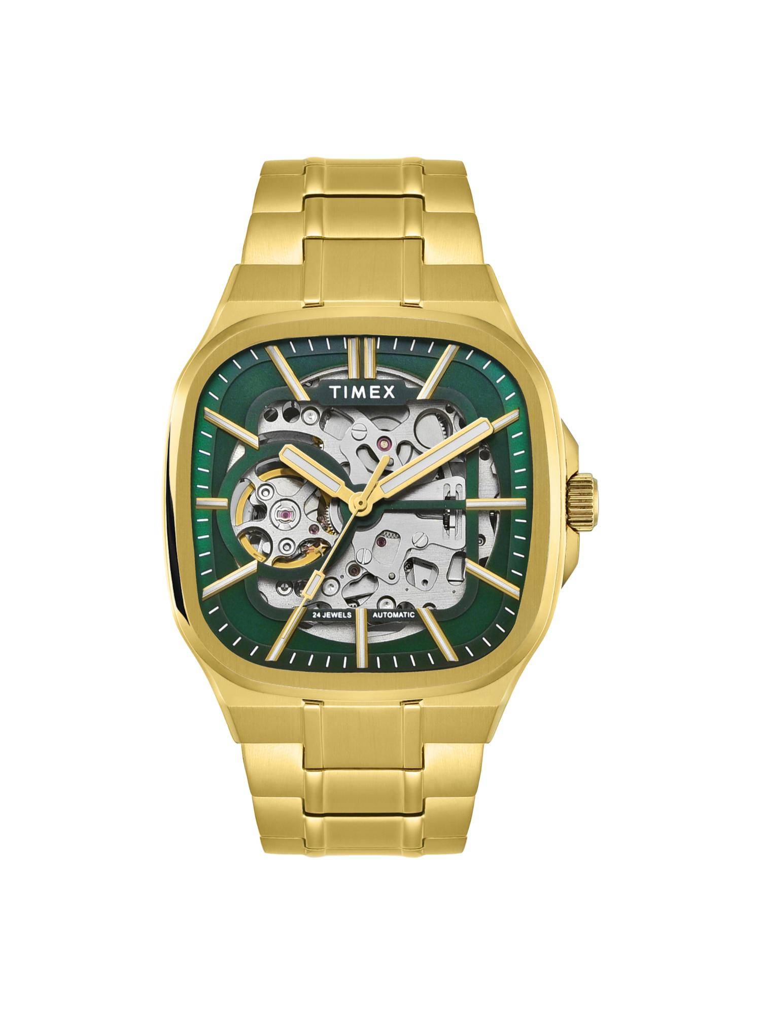 Buy Timex Signio Green Square Dial Analog Men Watch - TWEG31901 (M) Online