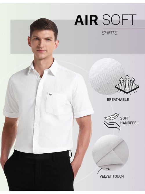 Buy Arrow Sports Mens Satin Bronson Slim Fit Air Soft Chino Online