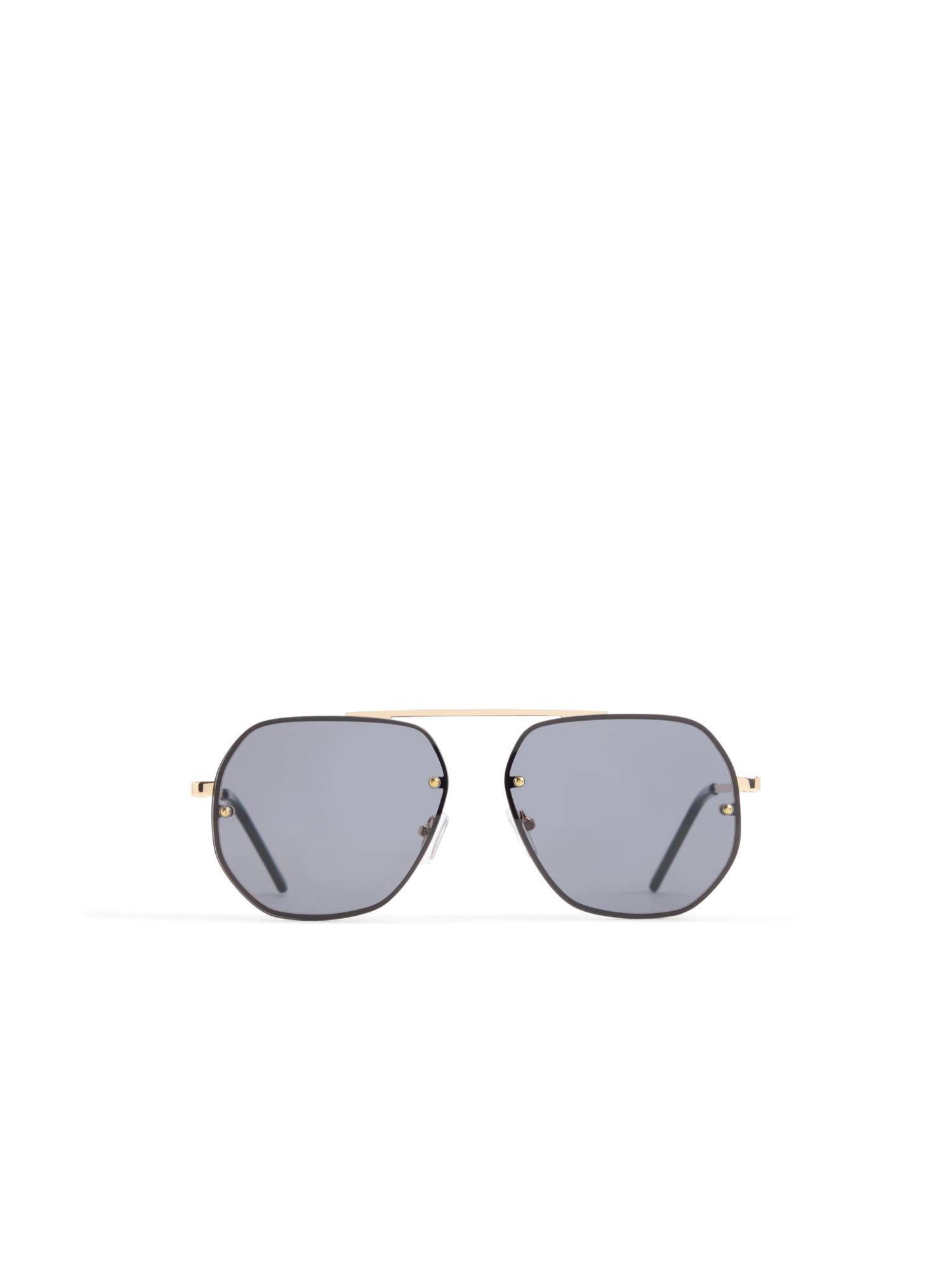 Aldo Gold Frame Men Black Lens Sunglasses-FRANKLINN710