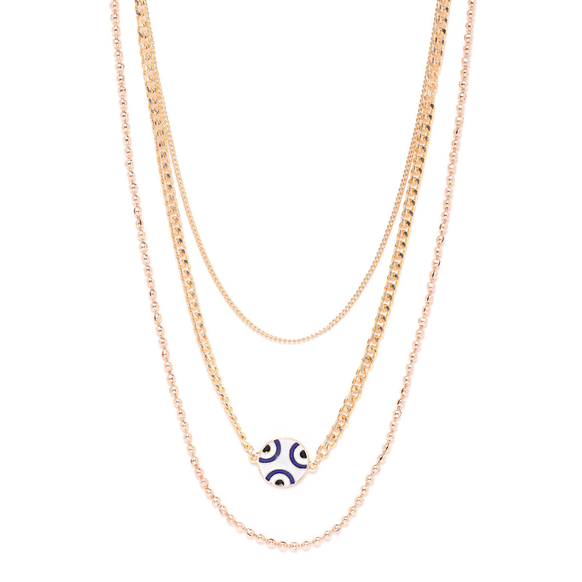 25-Piece Gold Plated Evil Eye Charms - Jewelry Making Supplies For Necklaces & Bracelets