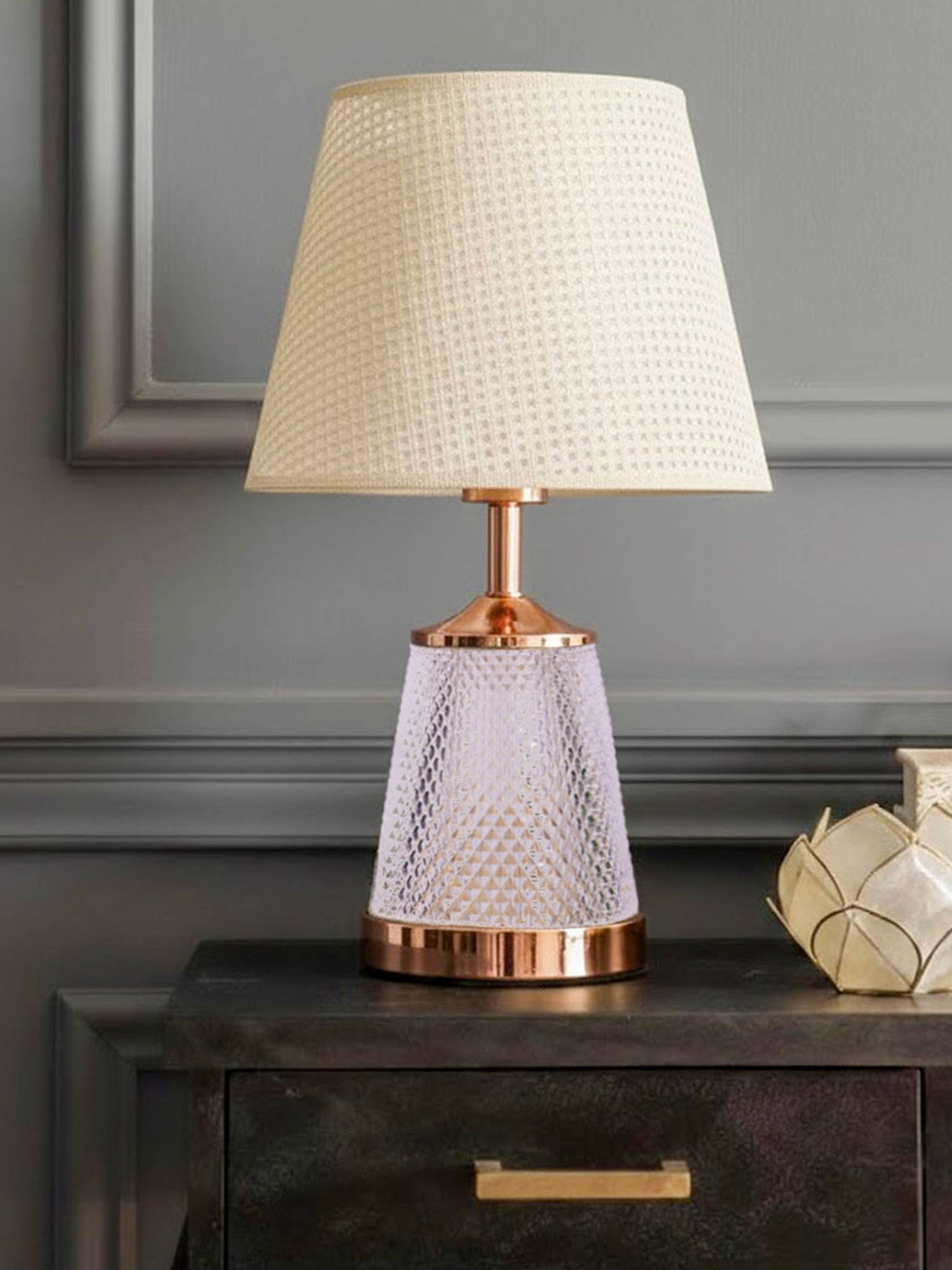 Aarvi Decor Fibreglass Aura Table Lamp