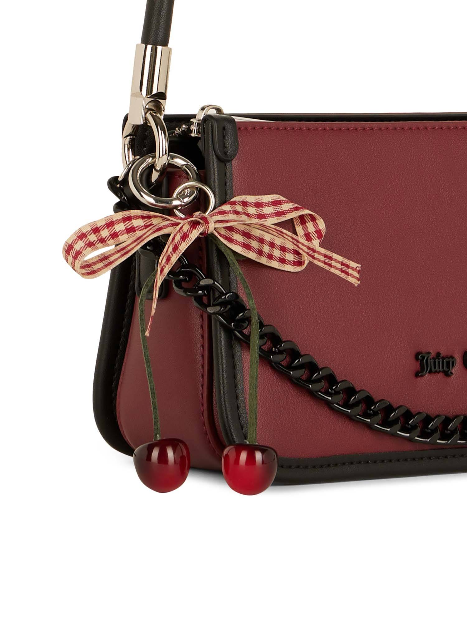 Buy Juicy Couture Women Wine Cherry Glaze Handbag with Detachable