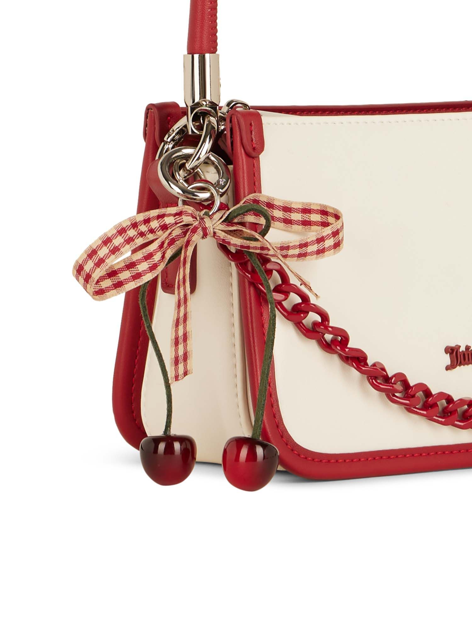 Buy Juicy Couture Women Off White Cherry Glaze Handbag with