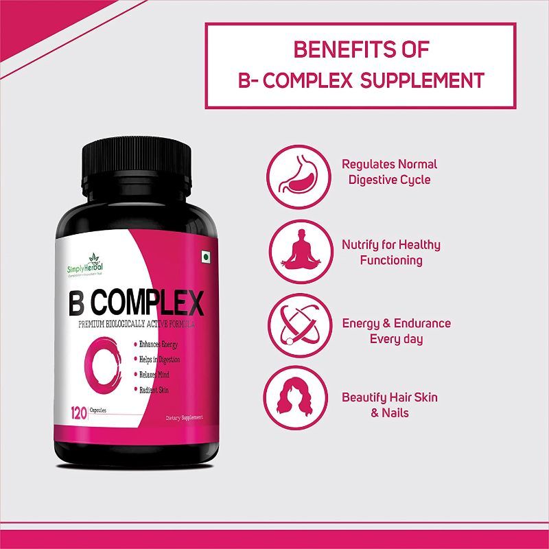 Simply Herbal Vitamin B Complex Healthy Brain Function Buy Simply