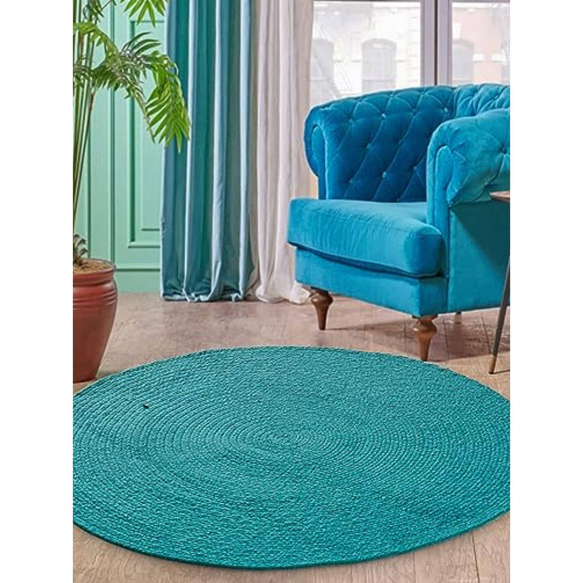 Sashaa World Braided Cotton Rug