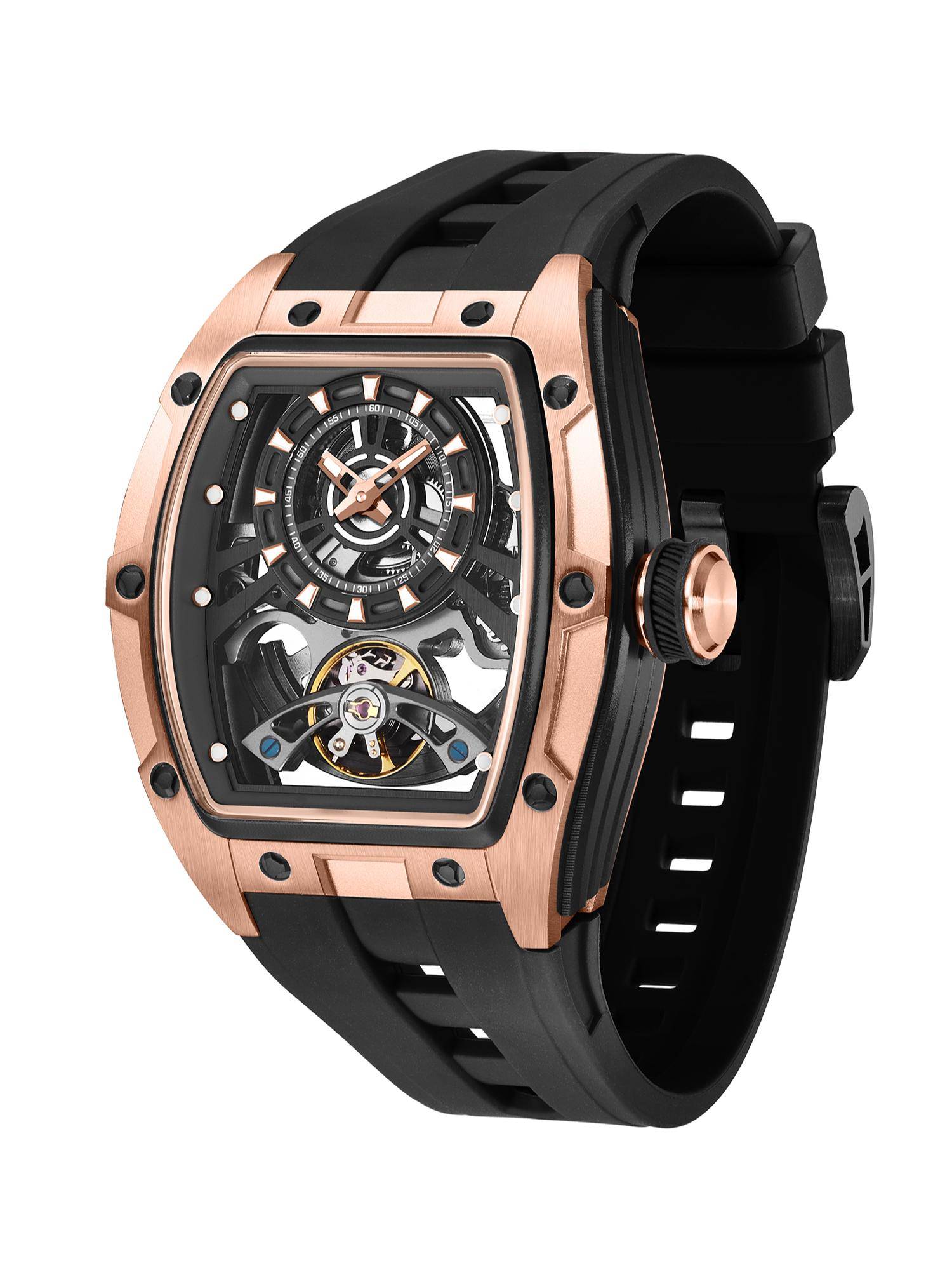 French Connection Men Automatic Black Dial Analog Watch - FCA48B (M)