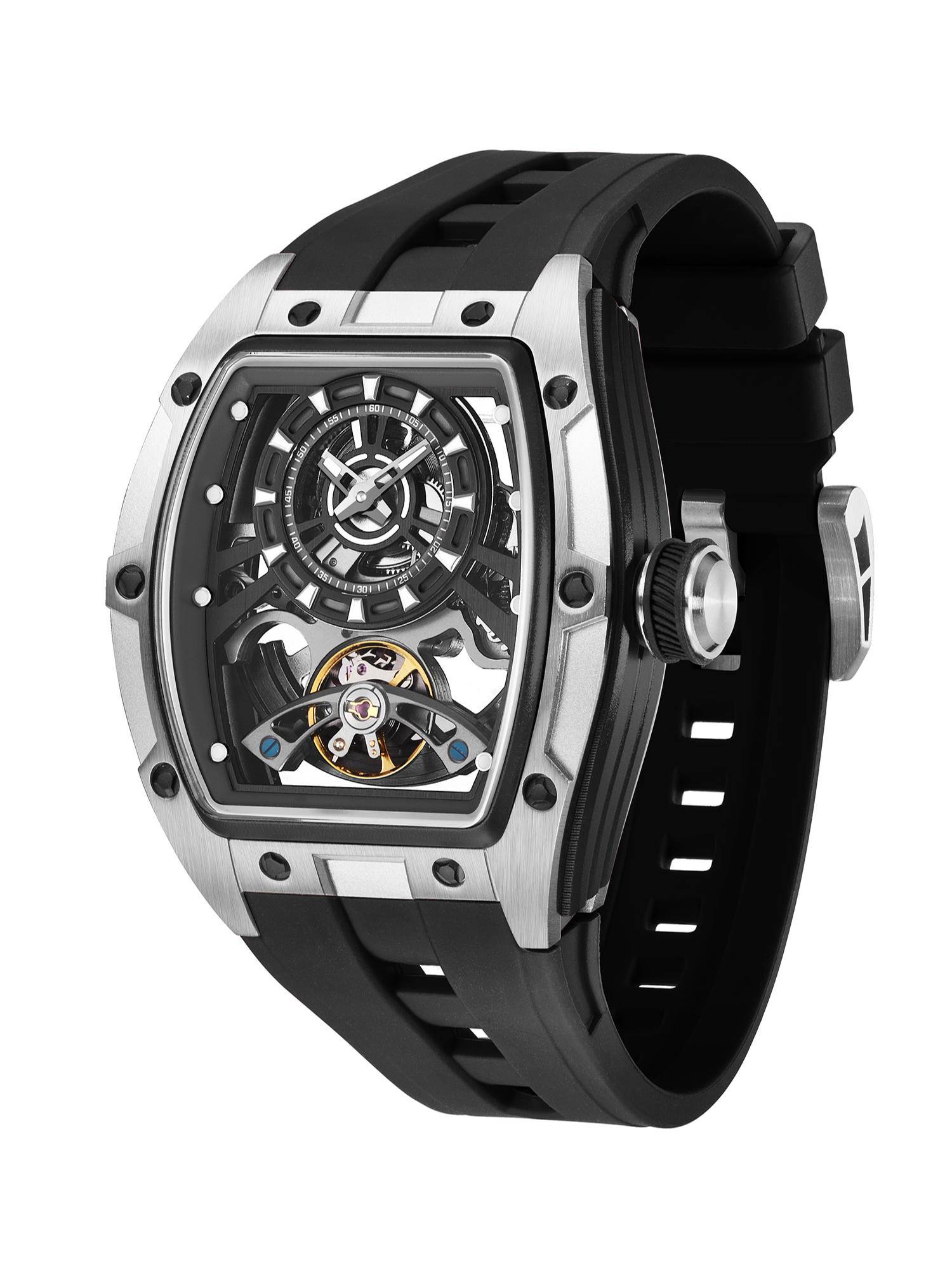 French Connection Men Automatic Black Dial Analog Watch - FCA48SB (M)