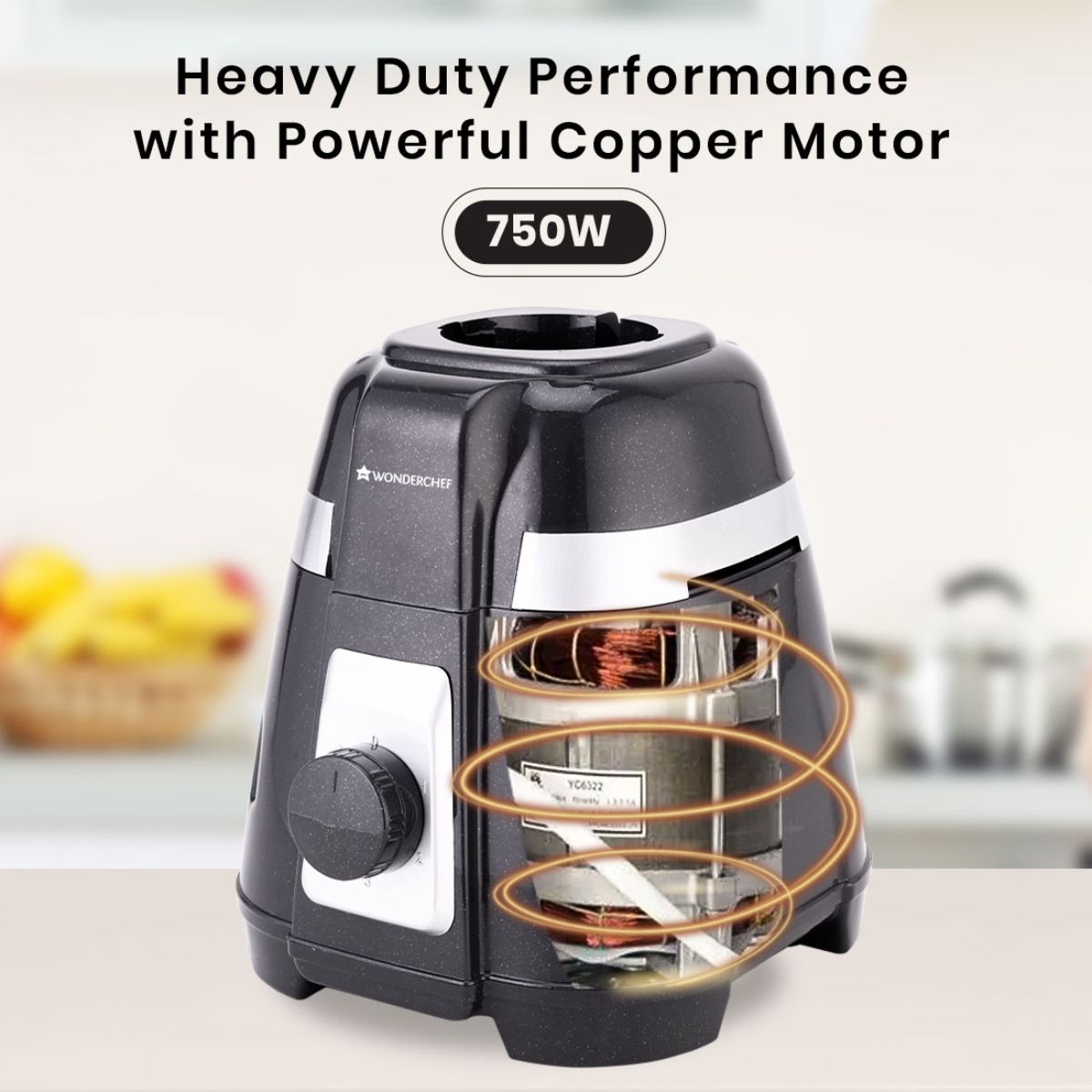 Buy Wonderchef Regalia Mixer Grinder with 3 Stainless Steel Jars 750W