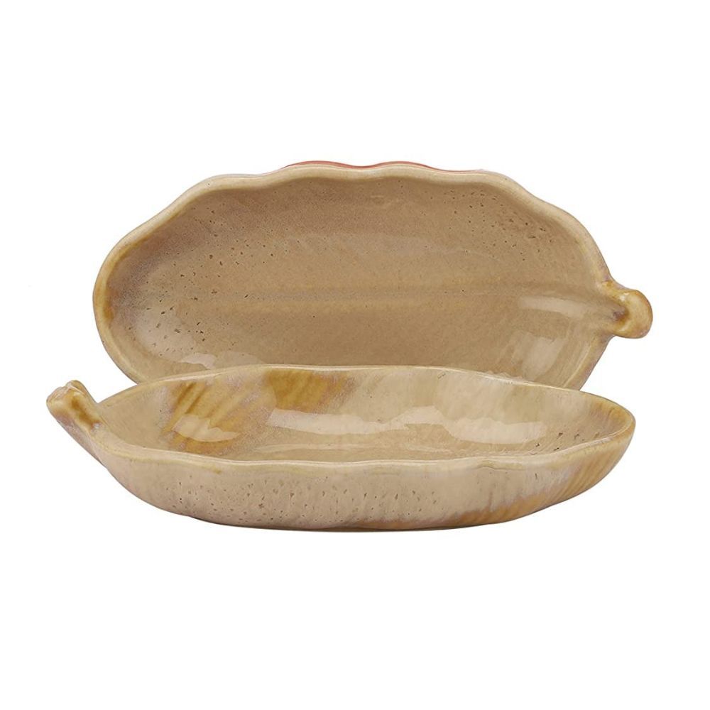 Buy La Dimora Selections Ceramic Platters Beige Online