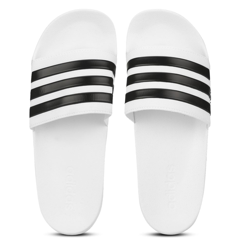 adidas Cloudfoam Splash White Sliders