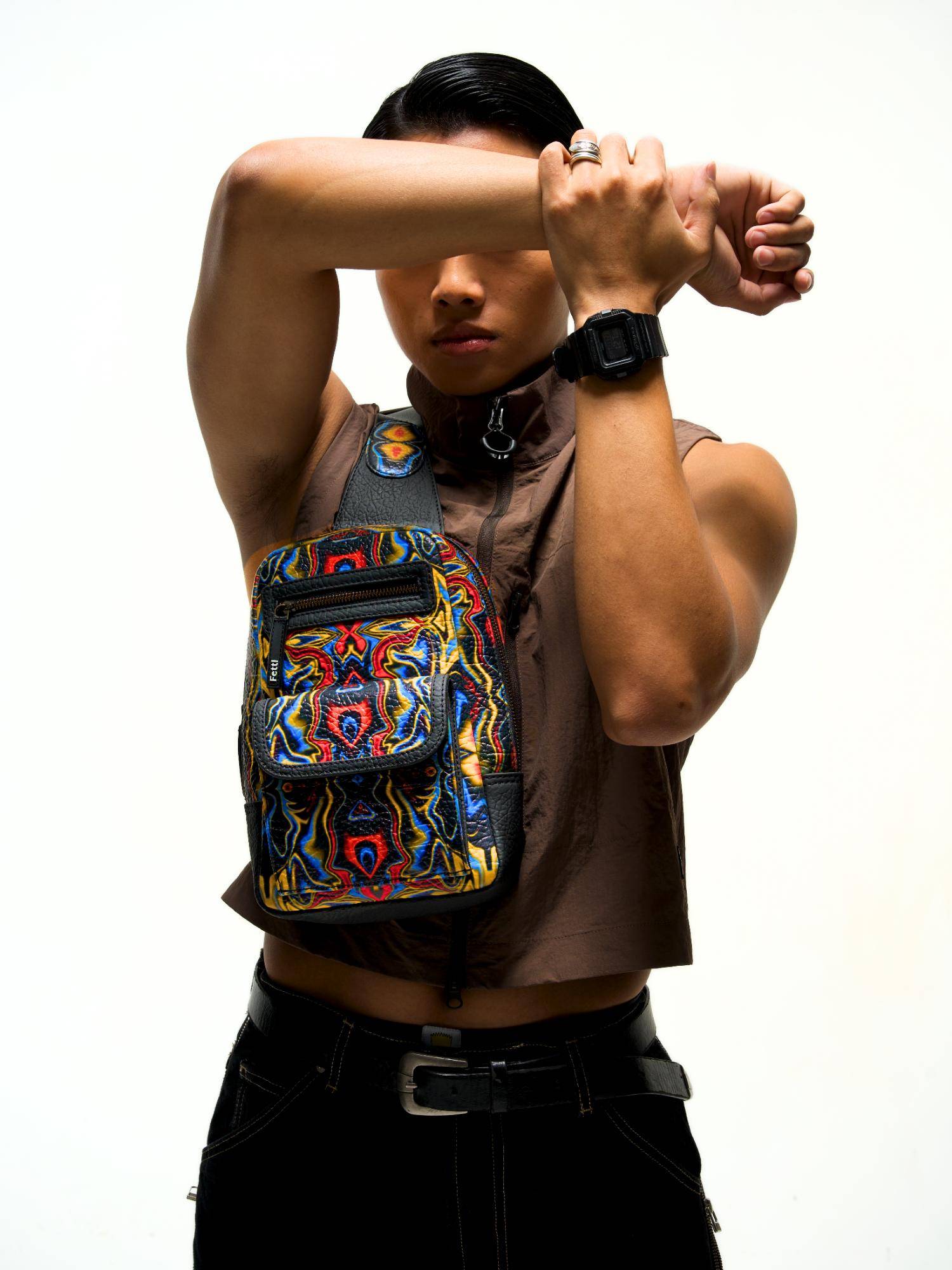 FETTI Kosmic Immersion Noir Sling Bag (M)