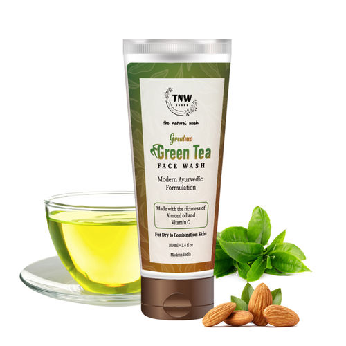 TNW The Natural Wash Green Tea Face Wash with Almond Oil for Soft Skin &  Open Pores - For Dry Skin: Buy TNW The Natural Wash Green Tea Face Wash  with Almond