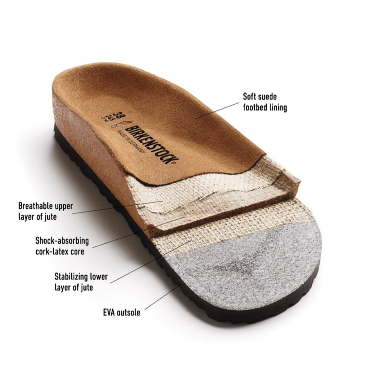 Birkenstock madrid eva online metallic silver