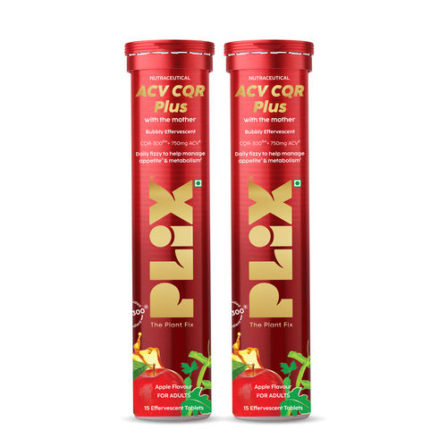 Comprimés Effervescents PLIX L-Carnitine ACV - 15 Comprimés Saveur Pomme - Neuf