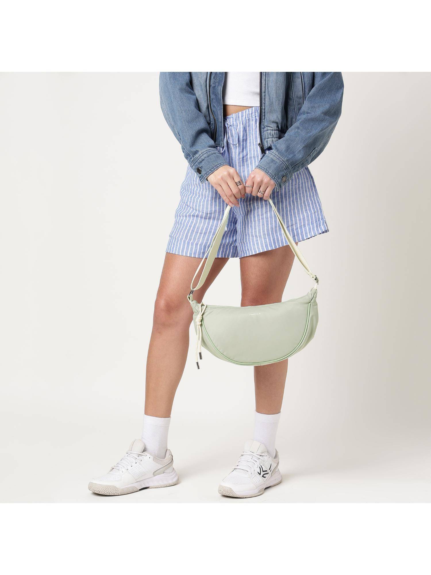 Fastrack Green Curve Sling Bag