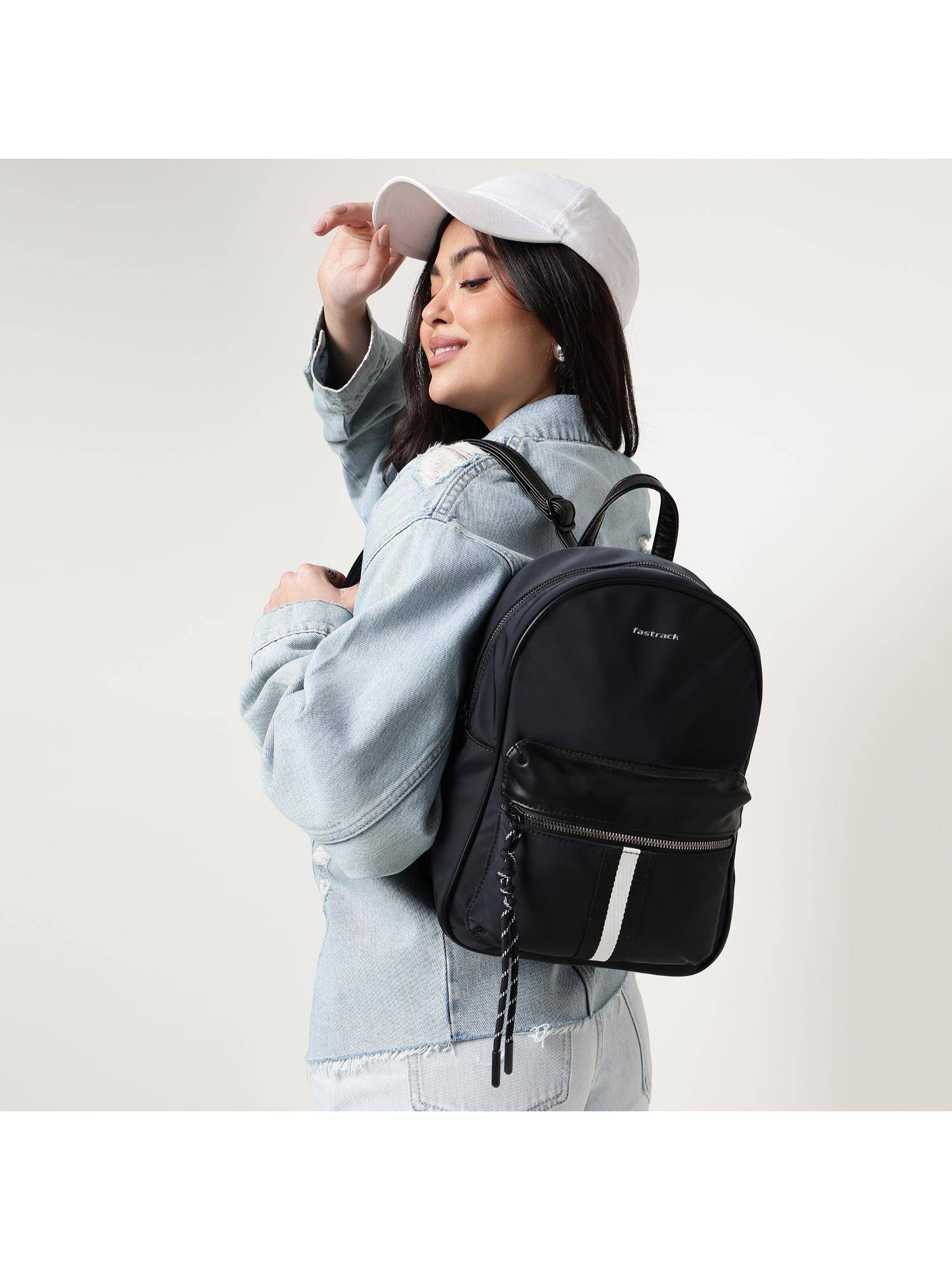 Fastrack Nylon Nova Backpack - Black