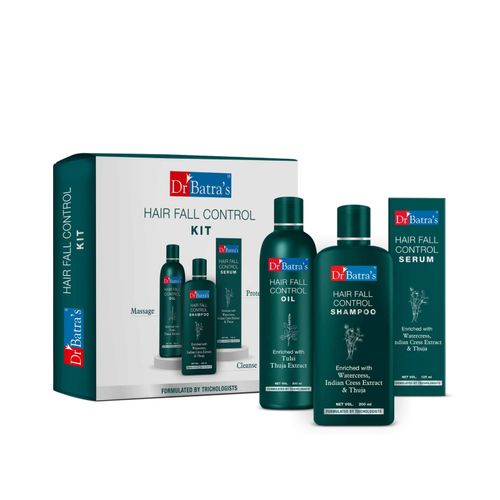Dr Batra's Hair Fall Control Kit Thicker: Buy Dr Batra's Hair Fall Control  Kit Thicker Online at Best Price in India | Nykaa