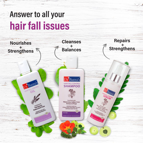Dr Batra's Hair Fall Control Kit Thicker: Buy Dr Batra's Hair Fall Control  Kit Thicker Online at Best Price in India | Nykaa