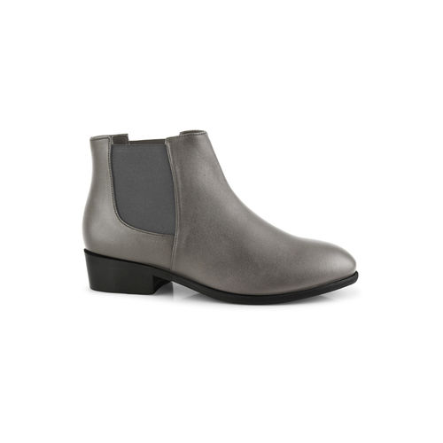 Leather Grey Suede Chelsea Boot Womens Buy SHUZ TOUCH Women Mid
