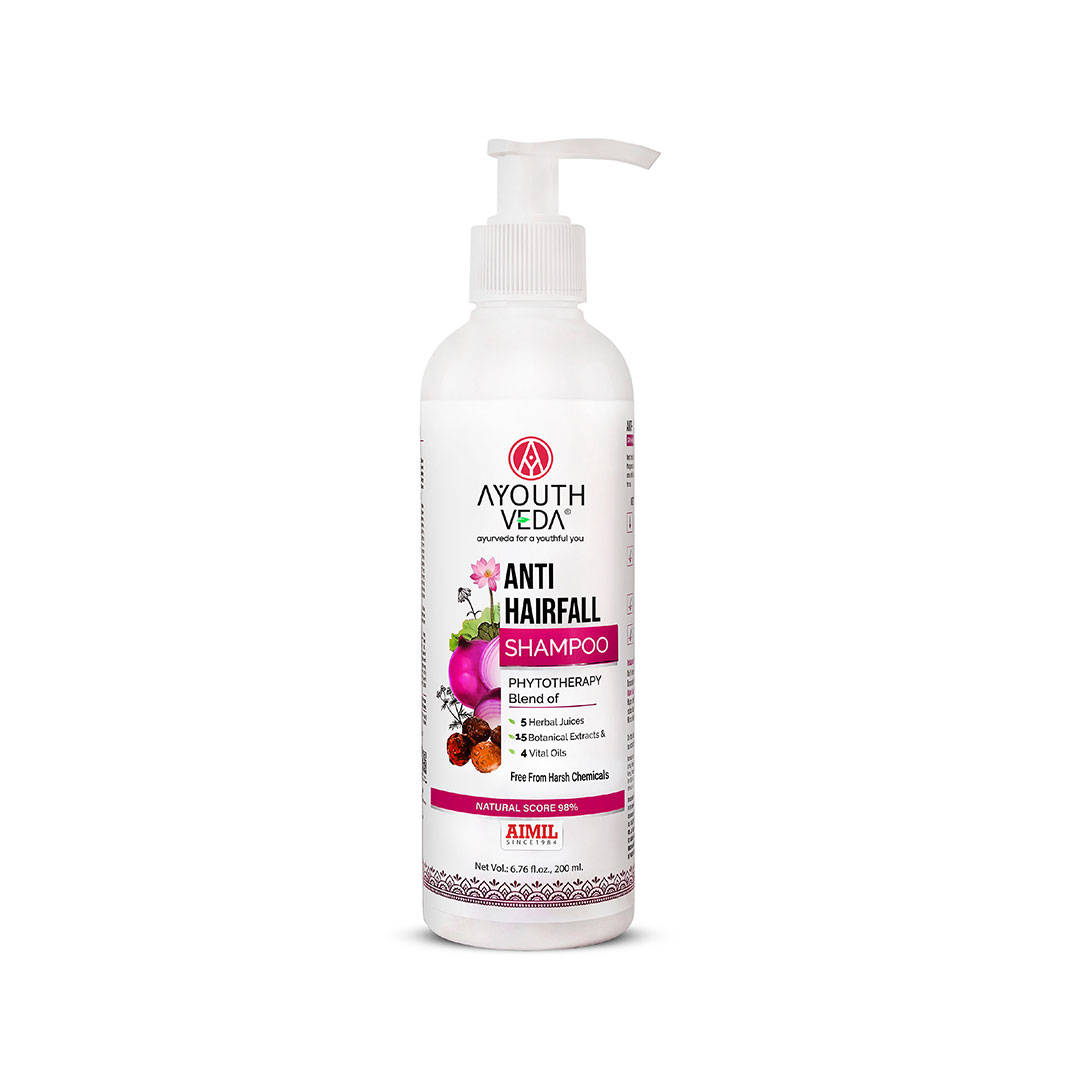Anti-Hair Fall Shampoo with Neem, Shikakai & 25+ Botanicals to Strengthen Roots & Reduce Hair Fall