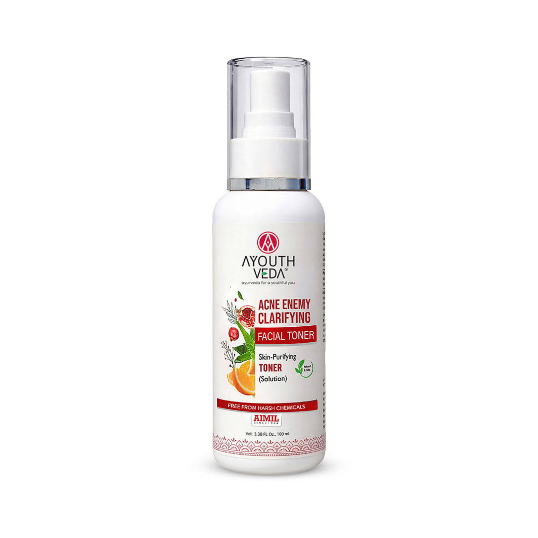 Ayouthveda Acne Enemy Clarifying Facial Toner - Pore Tightening Toner For Oily Skin
