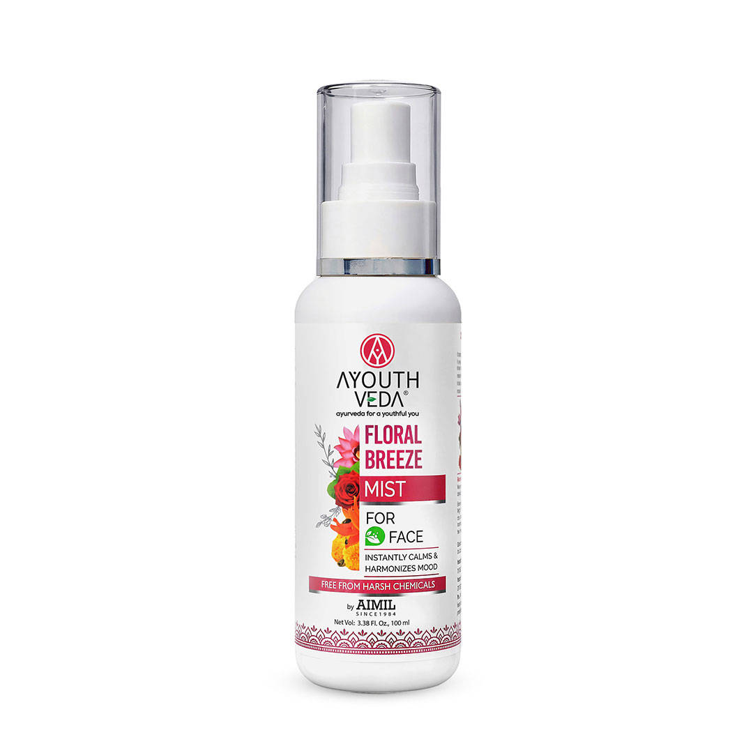 Ayouthveda Floral Breeze Mist - Hydrating Floral Mist For Fresh & Revitalized Skin