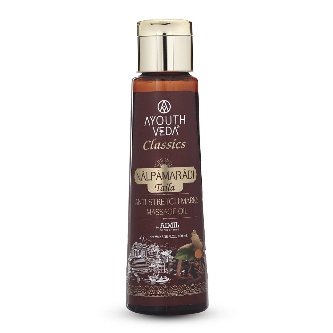 Ayouthveda Nalpamaradi Taila - Herbal Body Oil For Healthy, Bright & Even Skin Tone