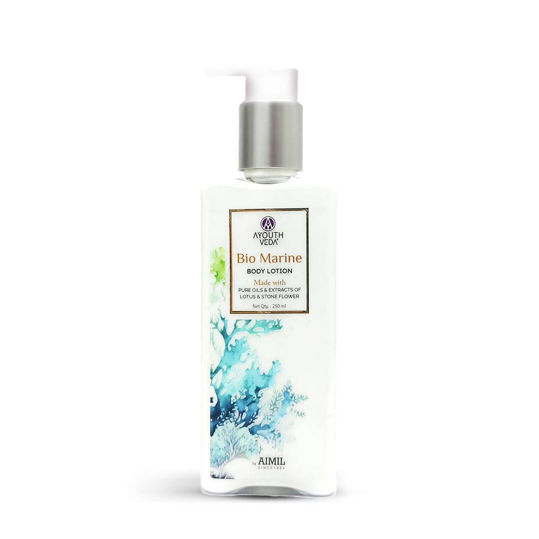 Ayouthveda Bio Marine Body Lotion - Non-Greasy Moisturizer For All Skin Types