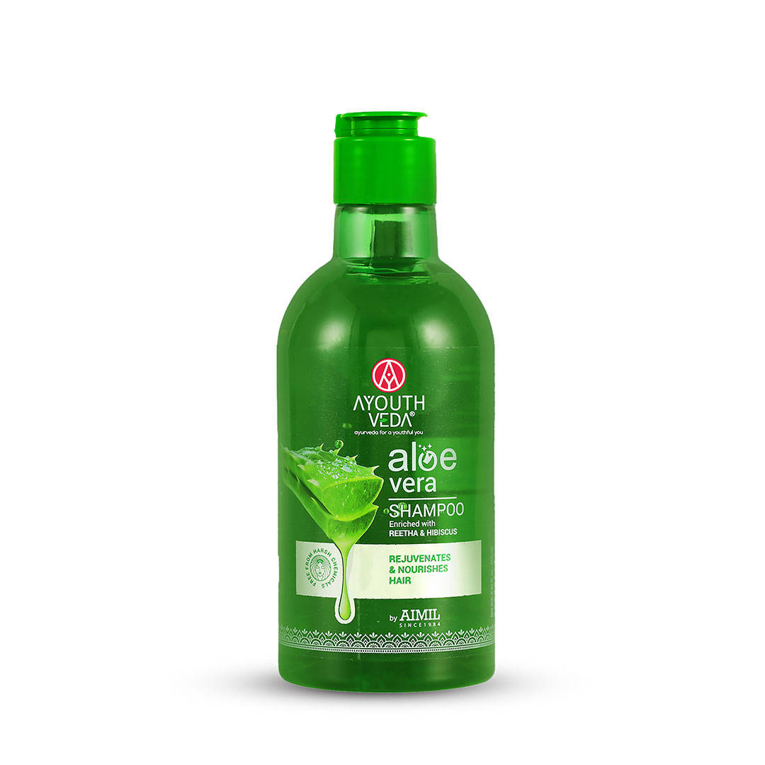 Ayouthveda Aloe Vera Shampoo for Deeply Hydrated & Smooth Hair