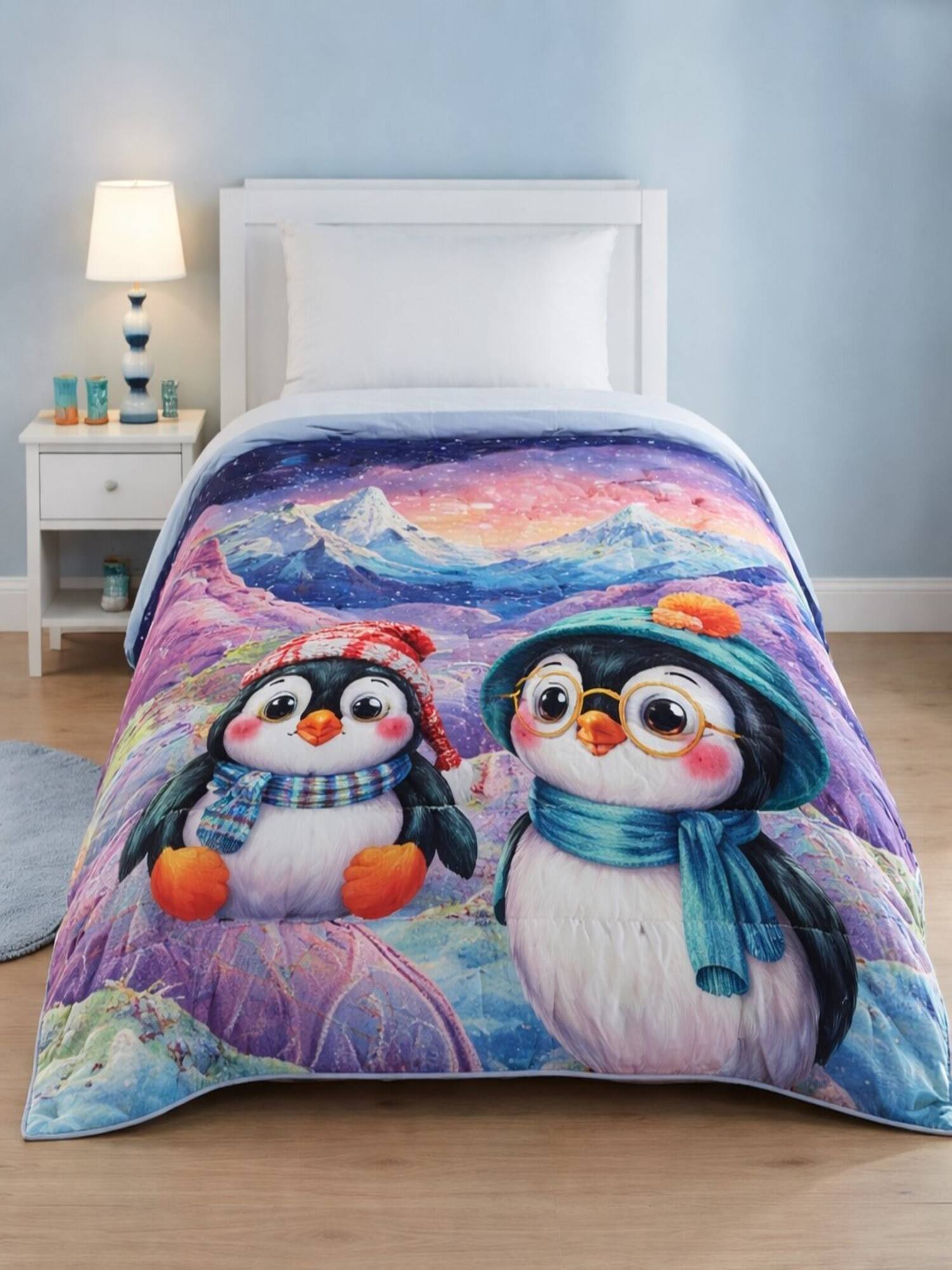 Threadwear Multi-Color Silky Touch Premium Super Soft Cozy Baby Comforter