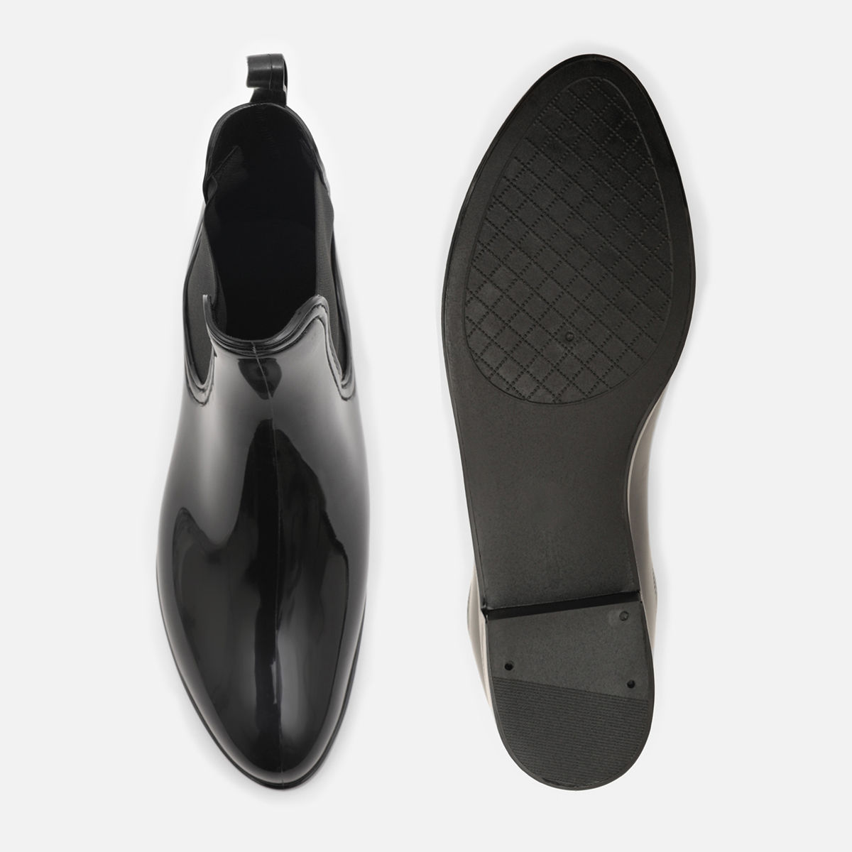 ankle length rain boots