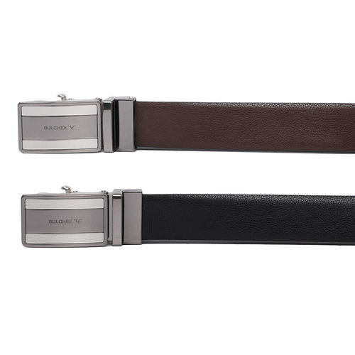Lucky Brand Reversible Leather Belt – Western Embossed Design, 1.5 Inch, Sizes 32-44