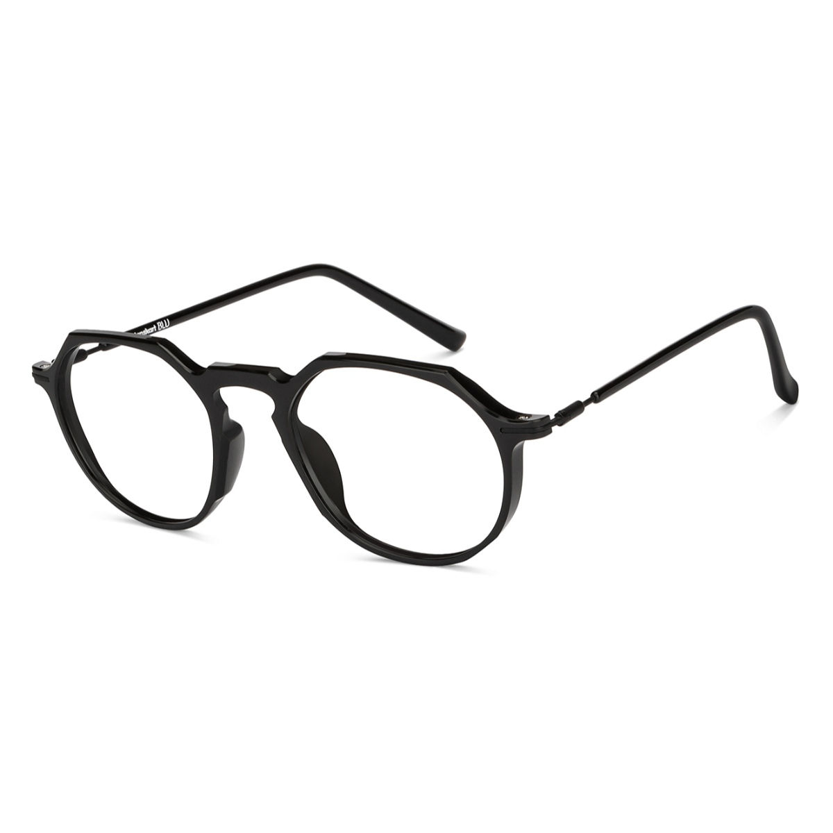 Buy Lenskart Blu Black Round Computer Glasses - LB E14790 Online