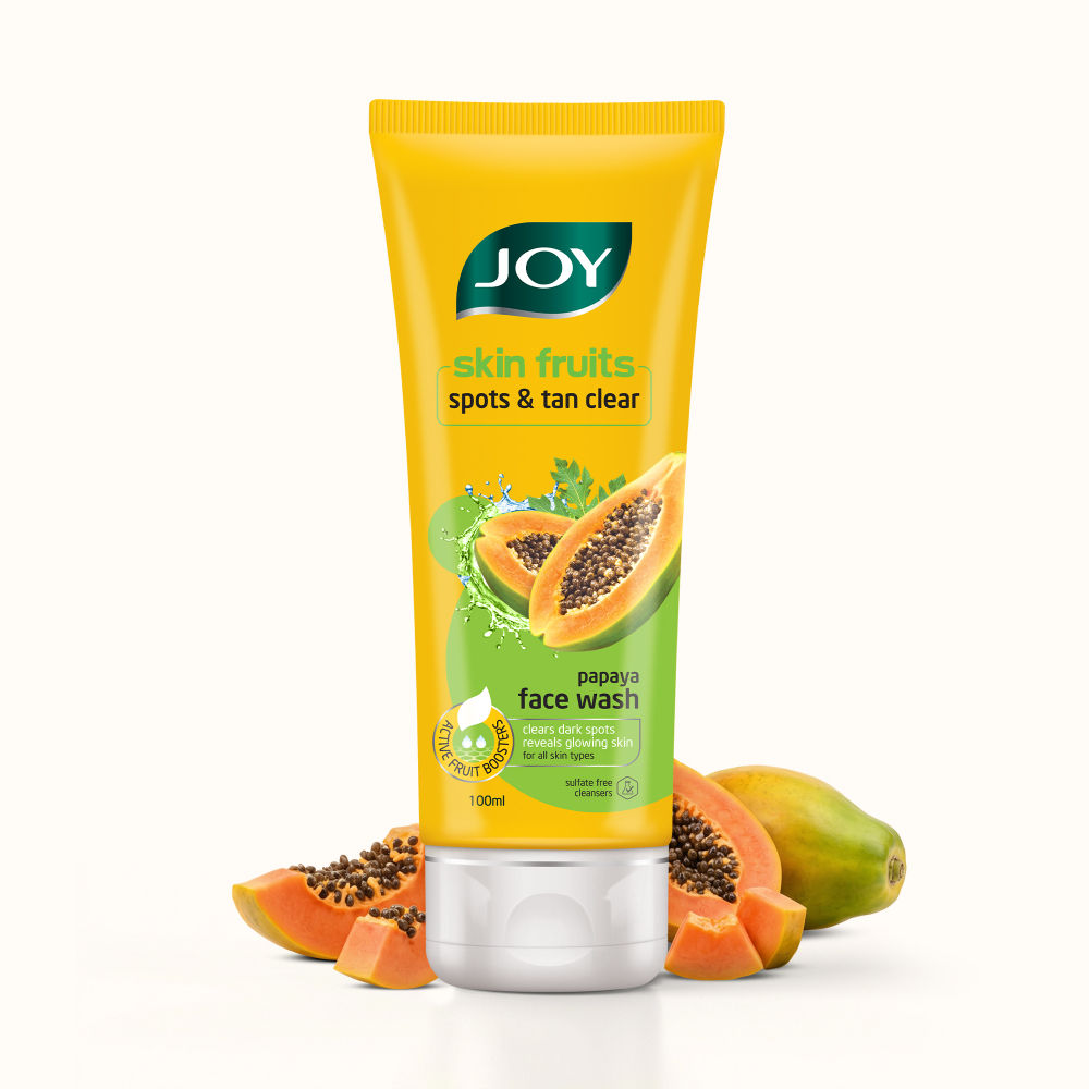 Joy De Tan Papaya Face Wash For Dark Spots, Tan & Dead Skin Removal