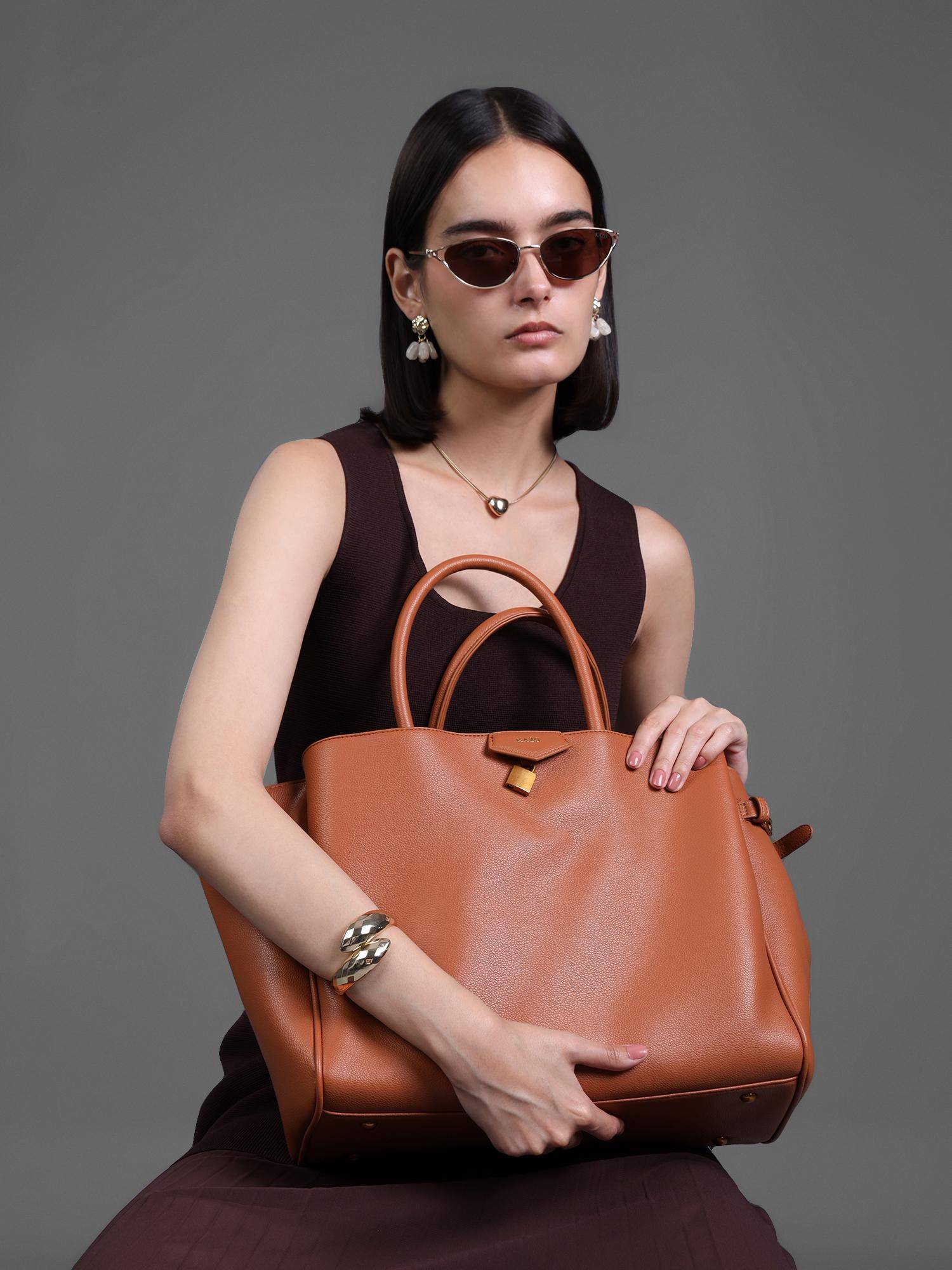 Kazo Women Kyra Tote Bag - Tan (L)