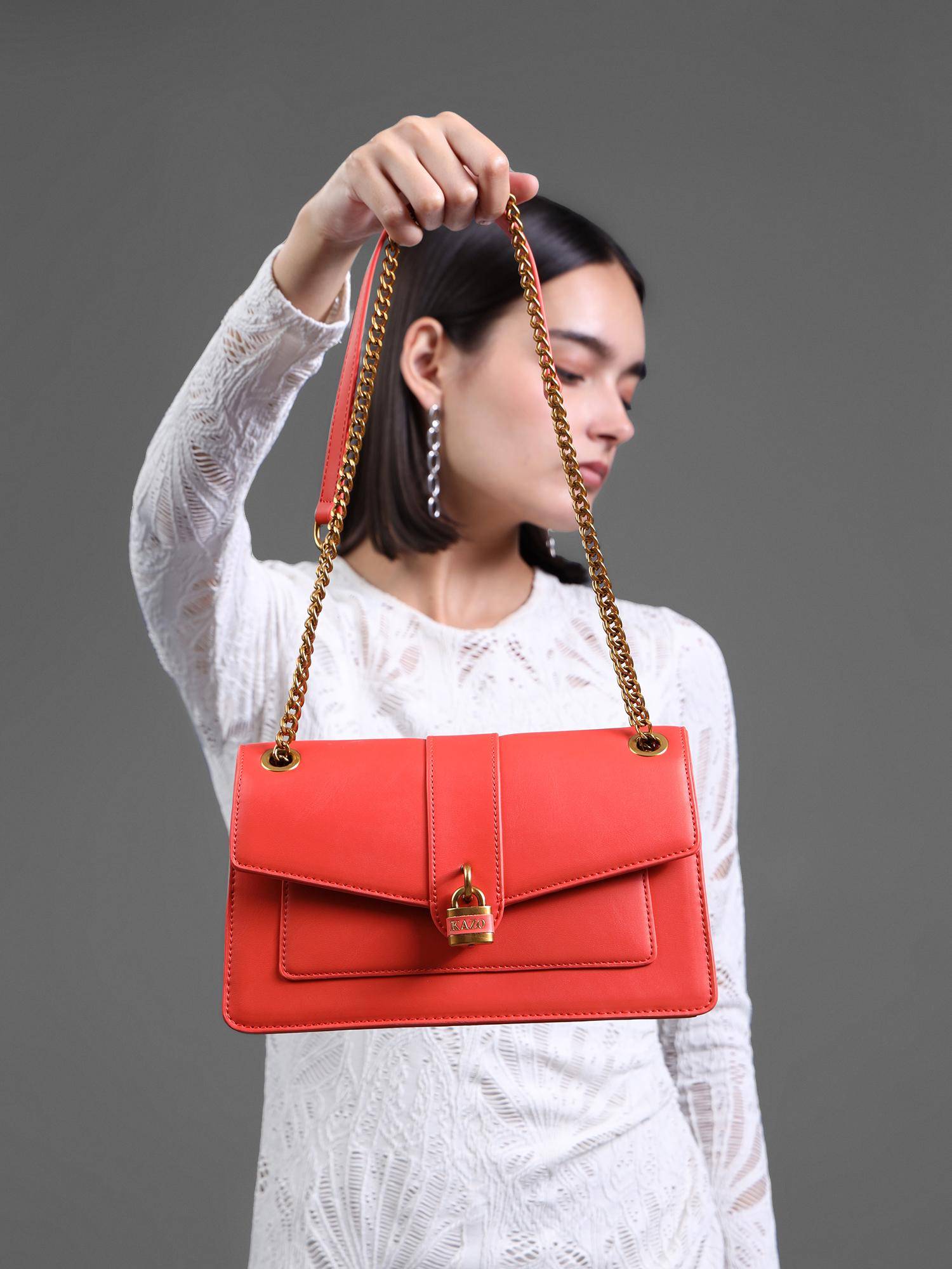 Kazo Women Sharon Sling Bag - Orange (S)