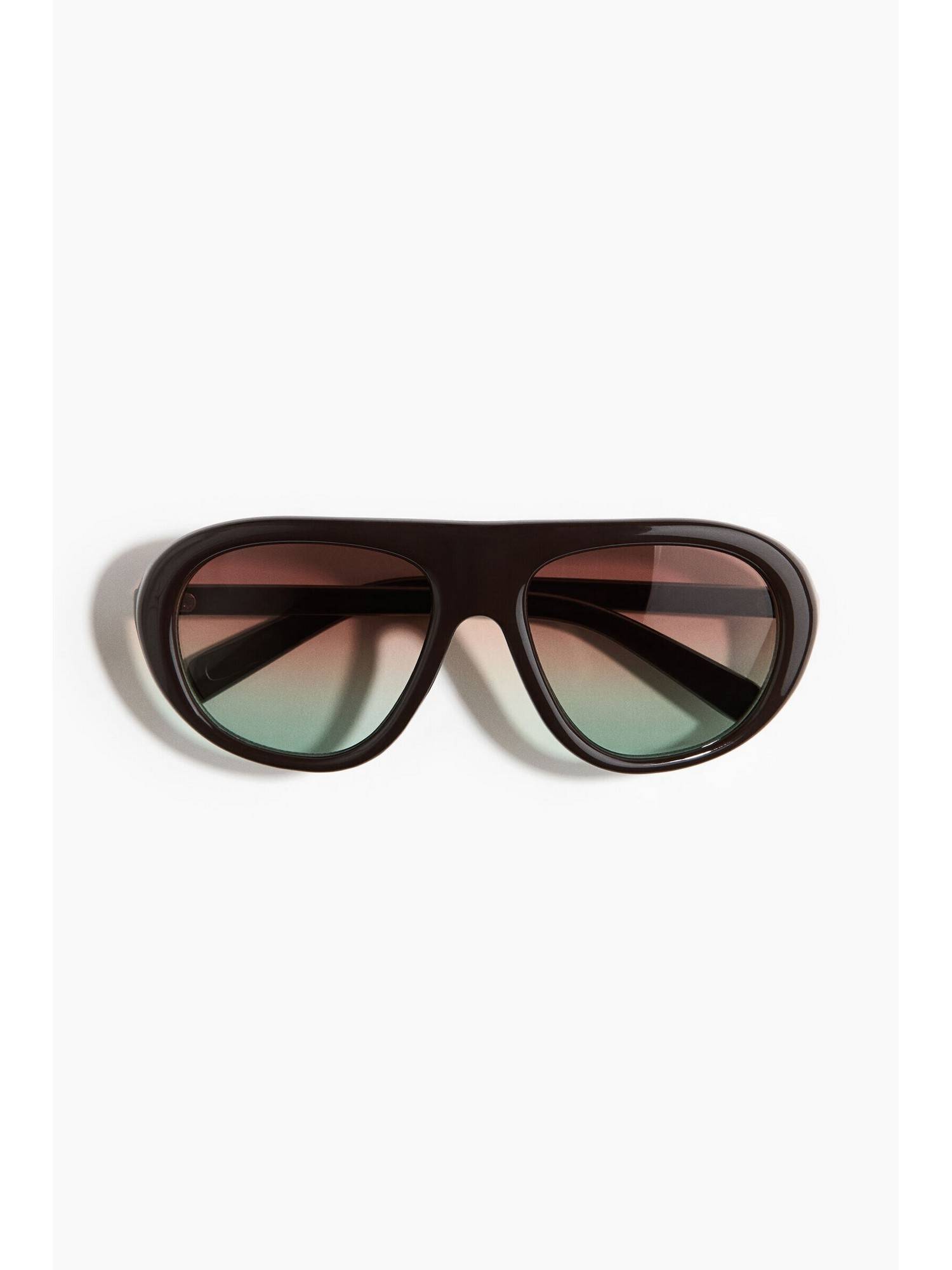 H&M Women Brown Visor Sunglasses