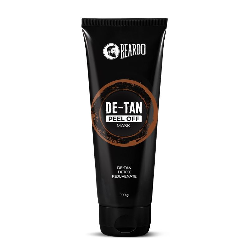 Beardo De-tan Peel off Face mask for Men, | Tan Removal Mask | Deep Cleansing Peel Off Mask