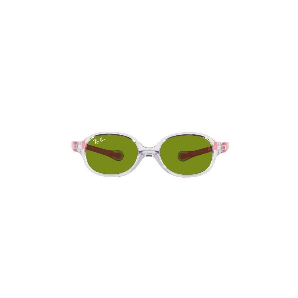 Ray-Ban Kids Unisex UV Protected Green Lens Oval Sunglasses - 0RJ9187S7082/241