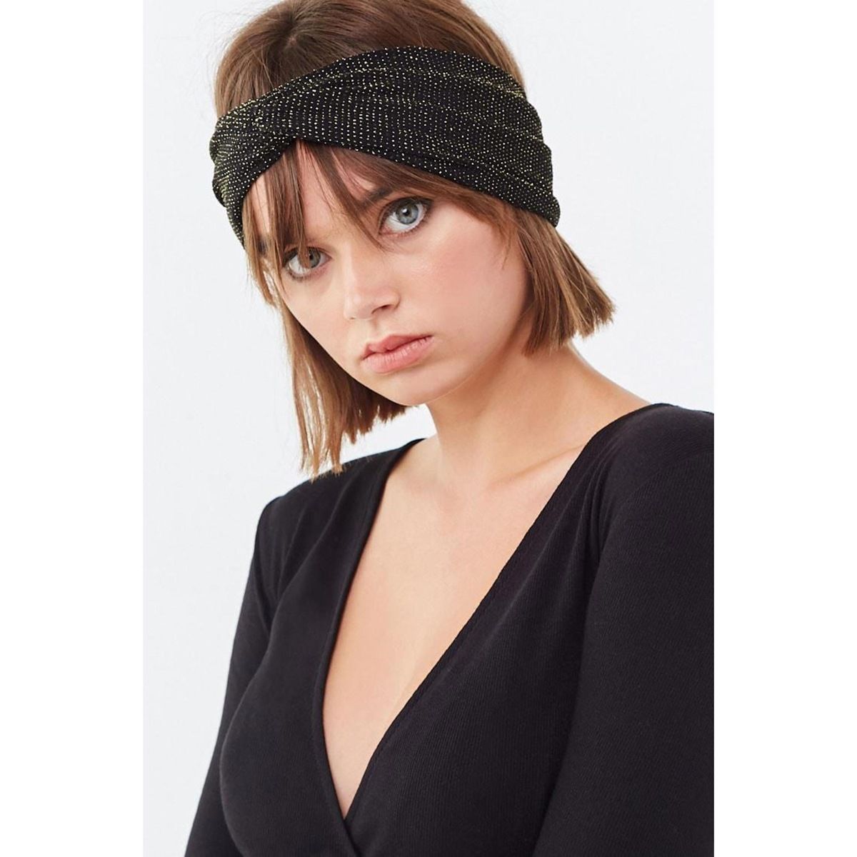 Forever 21 Metallic TwistFront Headwrap Buy Forever 21 Metallic Twist
